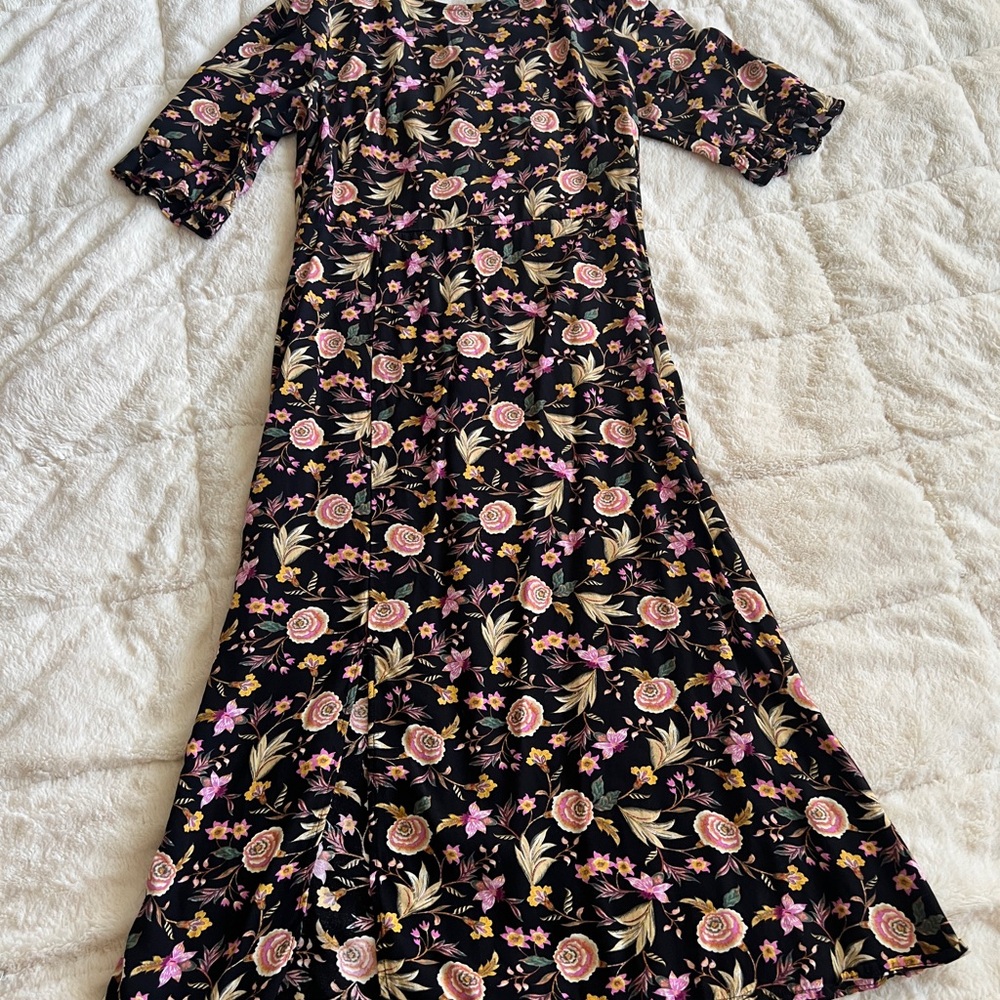Floral midi dress